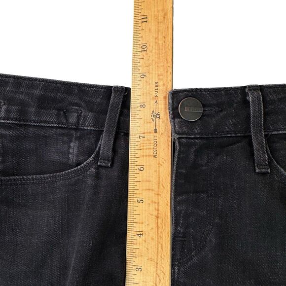 Vince Jeans Womens 26 x 26 Black Stone Wash Skinny Flap Button Pockets Mid-Rise - Picture 12 of 16